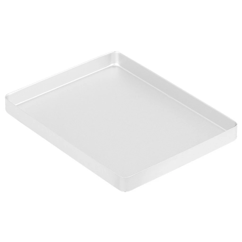 Műszertálca aluminium medium alj, ezüst 142x183x17 mm