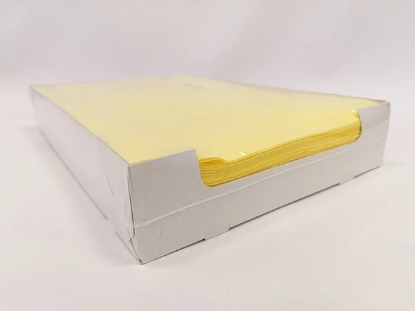 Tálca Papír 250db sárga, 18x28 cm - Dispotech