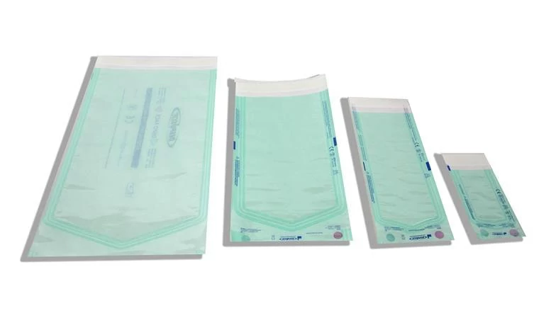 Sterilizáló tasak öntapadós, 190x330mm, 200db - Dispotech