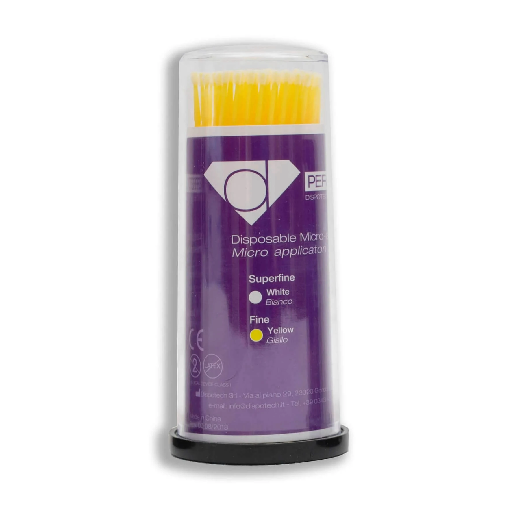 Mikro applikátor közepes, 1,9mm (sárga), 100db - Dispotech