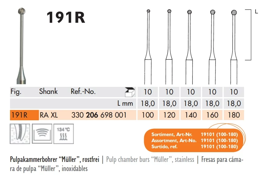 Pulpakamra fúró 191R206140