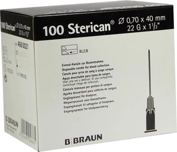 Sterican inj.tű, 100db, 0,7x40 (22GX1 1/2) - B.BRAUN