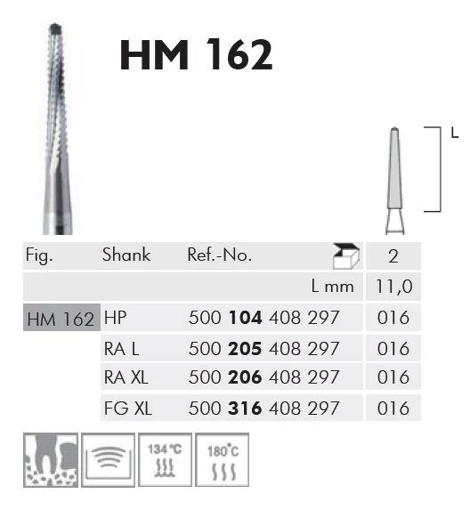 Sebészeti fúró HM162104016, 2db