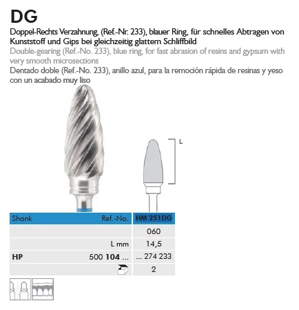 Vídia frézer HM251DG104060 közepes