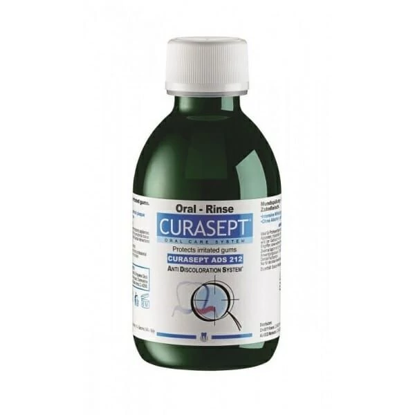 Curasept ADS 212 klórhexidin tartalmú szájvíz (0,12% CHX, 200 ml)