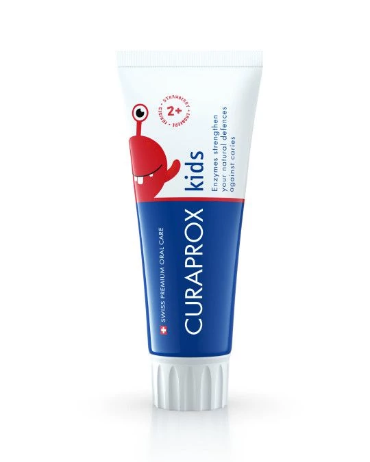 Curaprox kids gyerek fogkrém, eper ízű, 950 ppm F, 60ml