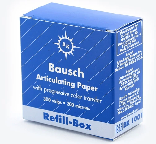 Artikulációs papír ut. BK1001 kék 200µ 300db