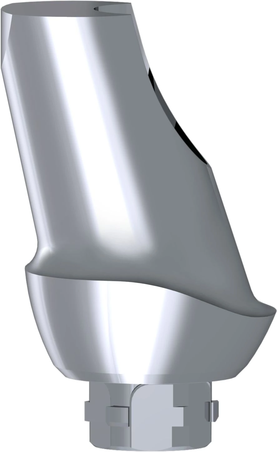 Prepable Ti Abutment 1.5 mm 15° - Wide Incisor