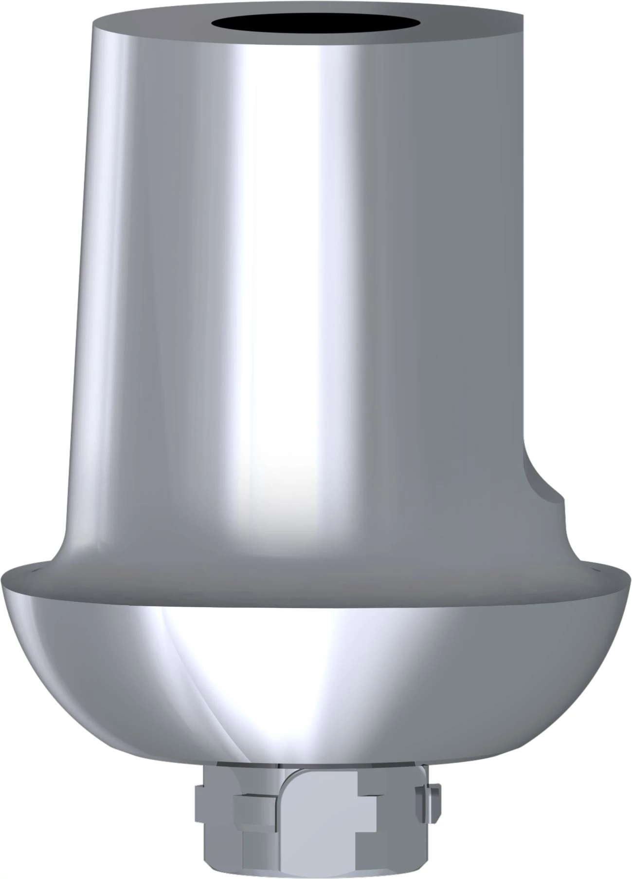 Prepable Ti Abutment 2 mm 0° - Wide Emergence