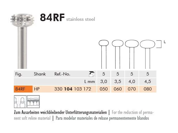 Acélfúró rozsdamentes 84RF104050