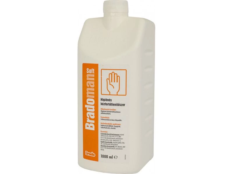 Bradoman Soft Higiénés Kézfertőtlenítő Szer 1L