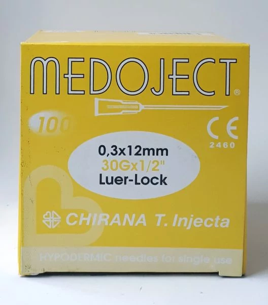 Injekciós tű 30G x 1/2  - 100 db steril