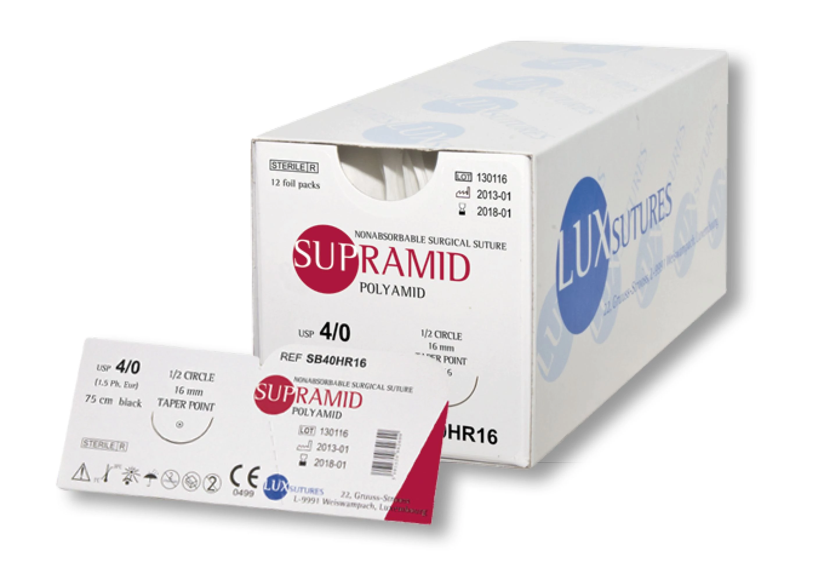 DS-16 SUPRAMID, 6/0, 75cm,12db (black)