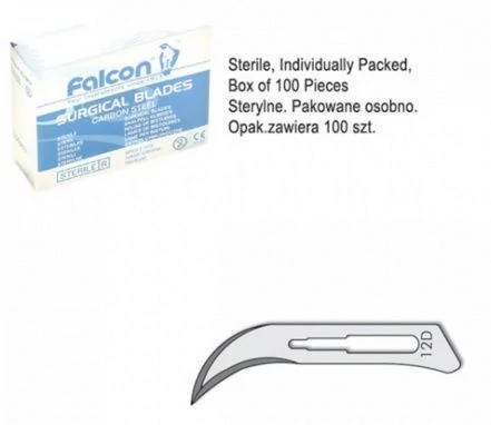 FALCON szikepenge steril fig. 12D (100db)