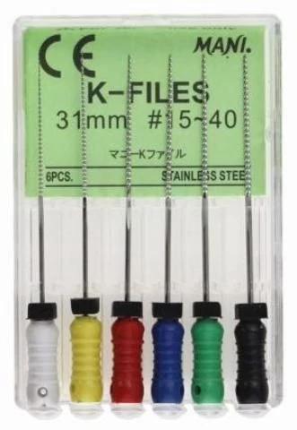 K-File Mani 31mm sorozat 15-40