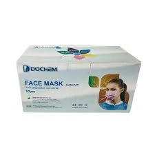 DOCHEM® Type IIR kék - Orvosi Arcmaszk, 3 rétegű, gumis 50 db/doboz