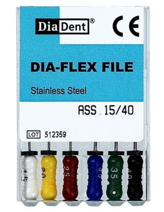 Flexible K-file(SS) 31mm #15/40 - Diadent