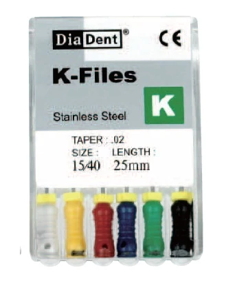 K-files (SS) 25mm 15 - Diadent