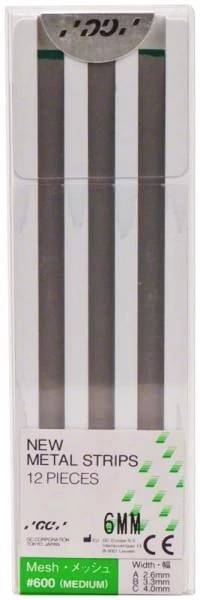 Metal Strips Green Mesh 6mm