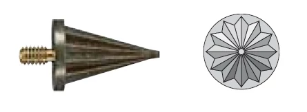Prophy-cups, screw-type, pointed, grey - Kerr Resto, Kerr Endo